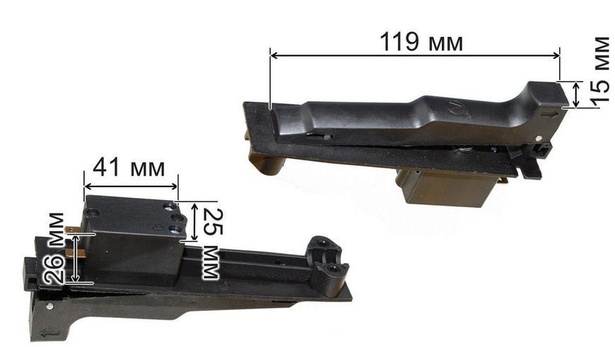 Кнопка болгарки DWT 230 SL клеми 24295-854 фото