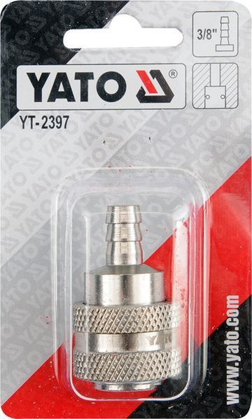 Бистроз'ем наконечник YATO до шлангу d 3/8 50/250 37385-468 фото
