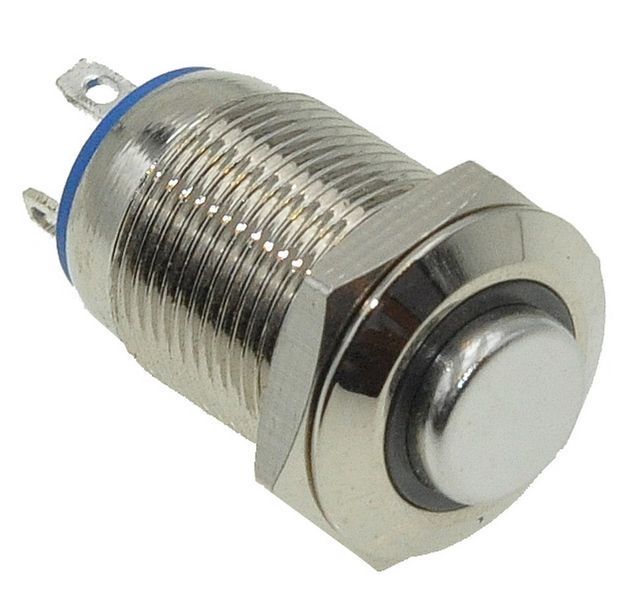 Кнопка антивандальная d14mm різьблення 12mm h20mm 4 контакти 62975-511 фото
