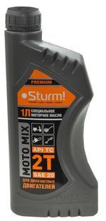 Олія для 2-х тактних двигунів Sturm SAE 20 1 л 85322-598 фото