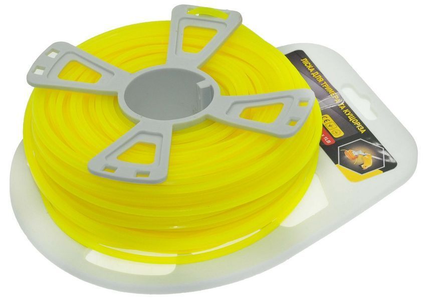 Ліска косильна квадрат d3 мм 1 LB (51 м) 50671-062 фото
