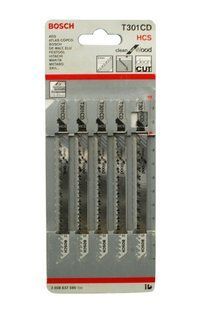 Пилка Bosch T301CD 5шт по дереву 2608637590 44491-049 фото