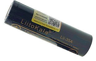 Акумулятор Li-Ion LiitoKala Lii-35A 3.7V 3500mAh 10А оригінал 64574-647 фото