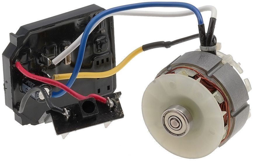 Двигатель безщеточный на аккумуляторный гайковерт 18V/21V + плата управления 61135-843 фото