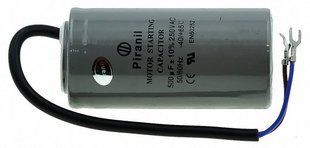 Конденсатор Piranil CD-60 500мкф - 250 VAC Пусковий 50Hz (50*103 mm) дроти 45873-353 фото