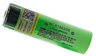 Акумулятор Li-Ion LiitoKala 34B-JT 3.7V 3400mAh NCR18650B TIP без захисту 6А оригінал 66612-644 фото