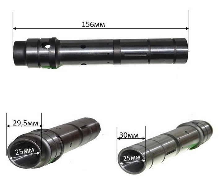 Ствол великий бочкового перфоратора D25 L 156 №1 70875-043 фото