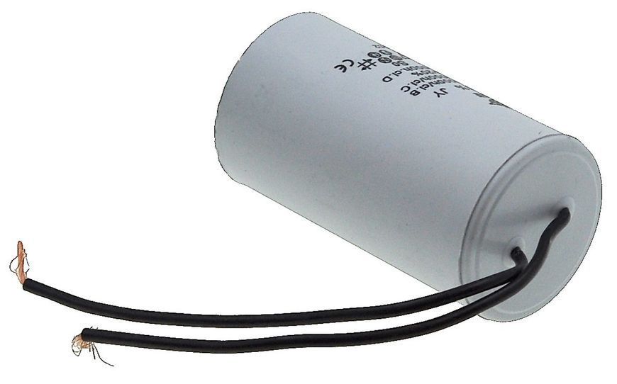 Конденсатор JYUL CBB-60L 16мкф - 450 VAC болт + дроту(40*73 mm) 64581-158 фото