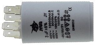 Конденсатор JYUL CBB-60H 3мкф - 450 VAC клеми(30*51mm) 64537-114 фото