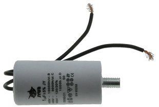 Конденсатор JYUL CBB-60L 1мкф - 450 VAC болт + дроти (30*59 mm) 64568-145 фото