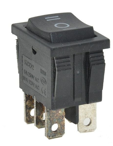 Тумблер 3 положения 6 контактов пружина 15*21 mm 6A 00963-668 фото
