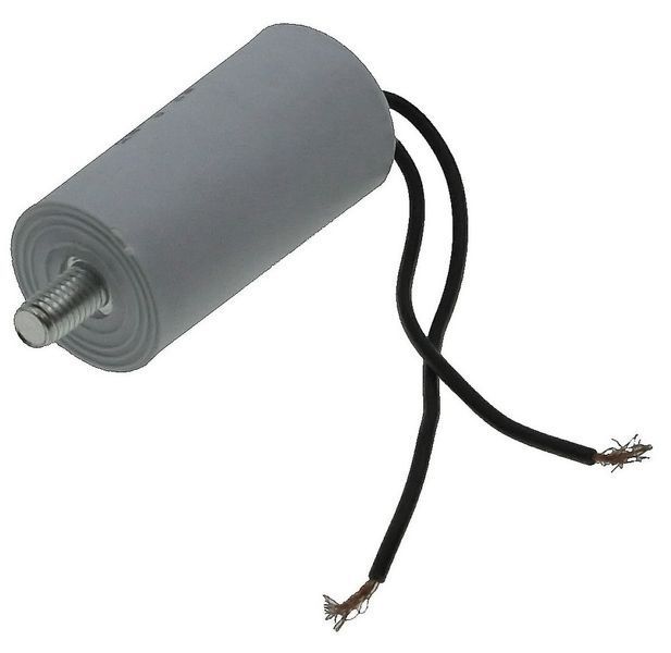 Конденсатор JYUL CBB-60L 1мкф - 450 VAC болт + дроти (30*59 mm) 64568-145 фото