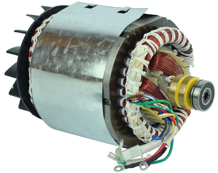 Электродвигатель в сборе (якорь+статор) генератора 168F (2.5-3.0 kWt) 249202-1285 фото
