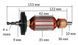 Якір дриль ударний Bosch GSB 16 RE (153*35 4-з/ліво) 2604011254 26816-431 фото 2