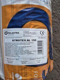 Пароізоляційна плівка STROTEX AL 150 г/м.кв. ( фольгована алюмінієва пароізоляція паробар'єр стротекс ал) пл001 фото