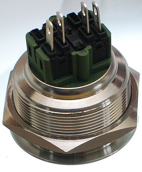 Кнопка антивандальная d34mm різьблення 30mm h33mm 4 контакти 69045-589 фото