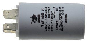 Конденсатор JYUL CBB-60H 7мкф - 450 VAC клеммы (35*61 mm) 64543-120 фото
