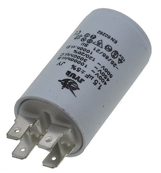 Конденсатор JYUL CBB-60H 1,5мкф - 450 VAC клеми(30*51 mm) 64534-111 фото
