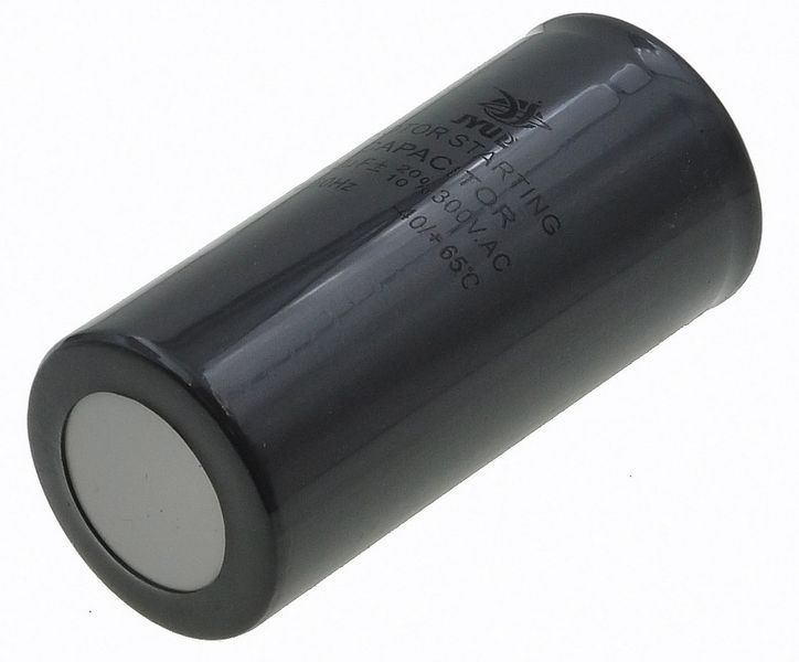 Конденсатор JYUL CD-60 600 мкф &mdash; 300 VAC Пусковий &mdash; 50Hz. (50*111 mm) 64656-233 фото