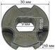 Зірочка провідна Makita UC3020A d30 h9 6 променів овал 9*12 аналог 221526-1 50644-083 фото 3