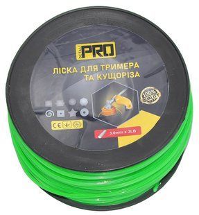 Волосінь косильна семигранник d3 мм 3 LB (222 м) 50708-099 фото