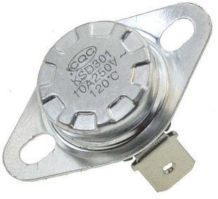 Термореле KSD 301 (120*C 10A, 250V) для утюгов и обогревателей 136933-106 фото