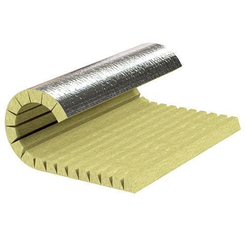 Утеплювач базальтовий для труб та димоходів Paroc Hvac Lamella Mat AluCoat 50 мм уб041 фото