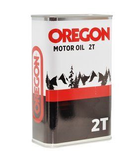 Масло для 2-х тактных двигателей OREGON 2T 1л, ж/б прямоугольная / полусинтетика 44602-233 фото
