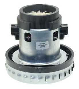 Двигатель моющего пылесоса VCM-H1 1400W (D137 H137 h37) пластиковая крыльчатка охлаждения 037007-105 фото
