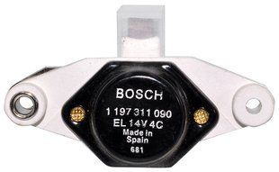Регулятор напруги 14V + щіток Bosch 1 197 311 090 398973-019 фото
