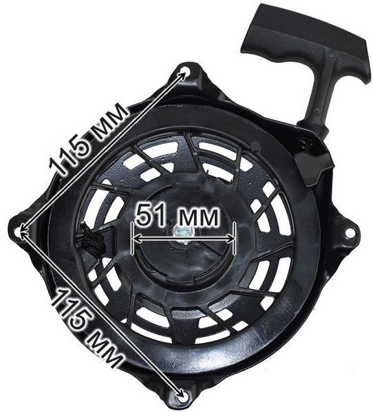 Стартер двигуна Briggs & Stratton серії 675 RS РС 497680 d145 4 відп МЦ - 115мм 888654-196 фото