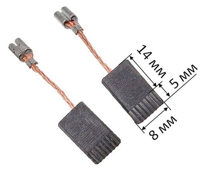 Щетки Bosch A-86 5х8х14 1607014145 398959-174 фото