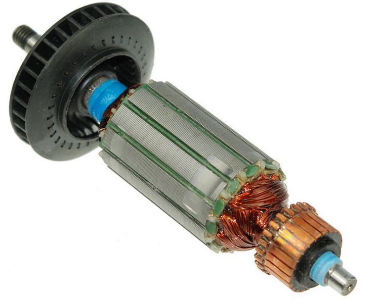 Якорь болгарки Black and decker CD115 (157*34 резьба 8 мм) 26757-372 фото