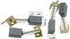 Щетки 6х9х13 болгарка Интерскол 125/1100 VJ Parts 398909-294 фото 2
