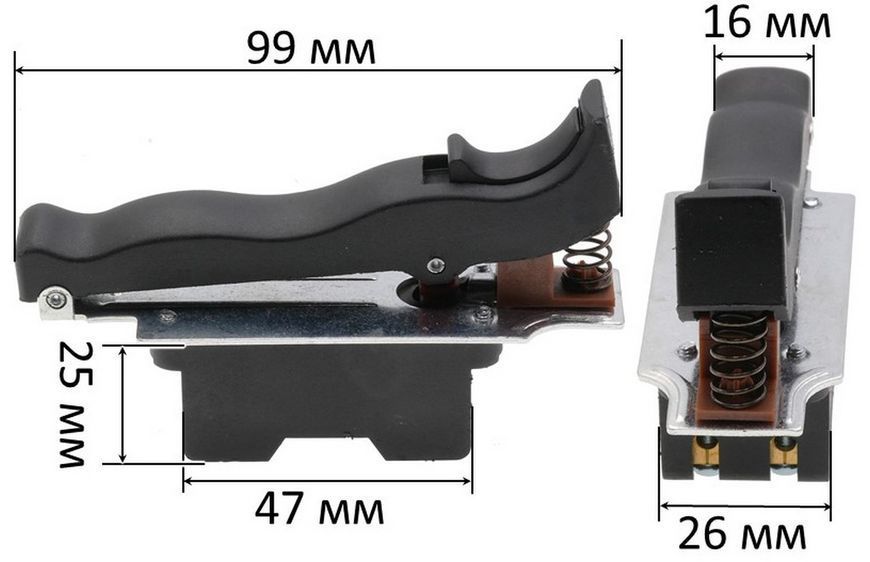 Кнопка болгарки Stern 230 М 30795-120 фото
