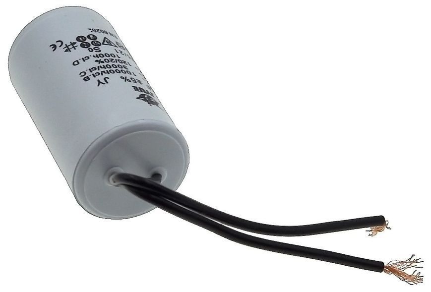 Конденсатор JYUL CBB-60 2,5мкф - 450 VAC дроту(30*53 mm) 64501-078 фото