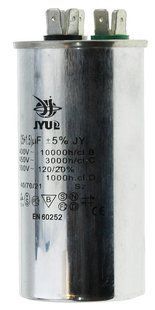 Конденсатор JYUL CBB-65 35+1.5мкф - 450 VAC алюминий (50*100 mm) 41727-273 фото