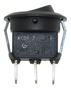 Тумблер круглый 3 положения 3 контакта d23 mm 6A 31166-258 фото