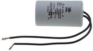 Конденсатор JYUL CBB-60 8мкф - 450 VAC дроту(35*60 mm) 64510-087 фото
