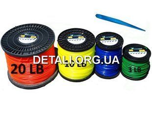 Ліска косильна семигранник d3 мм 5 LB (349 м) 50745-136 фото