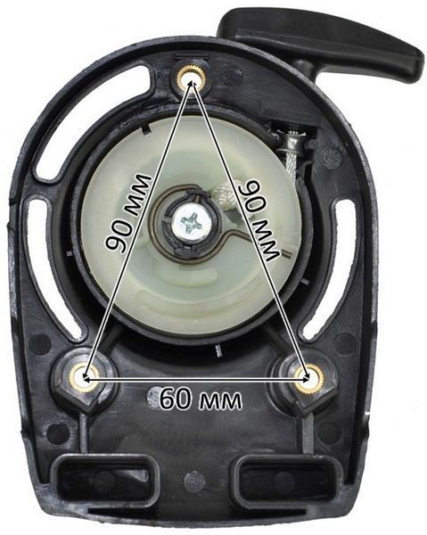 Стартер мотокосы Honda GX25, GX35 UMK435E3, Procraft T5600, Grunhelm 46344-129 фото