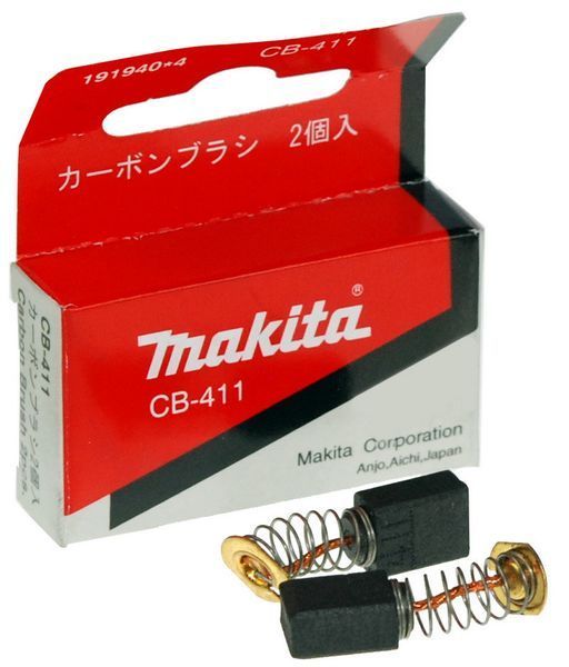 Щітки Makita CB-411 6х9 болгарки (УШМ) 9521NB оригінал 191940-4 399271-233 фото