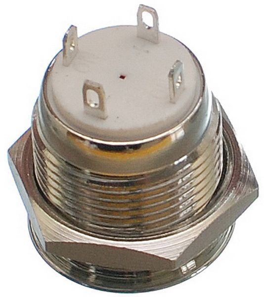 Кнопка антивандальная d18mm резьба 16mm h18mm 4 контакта индикация 00831-535 фото