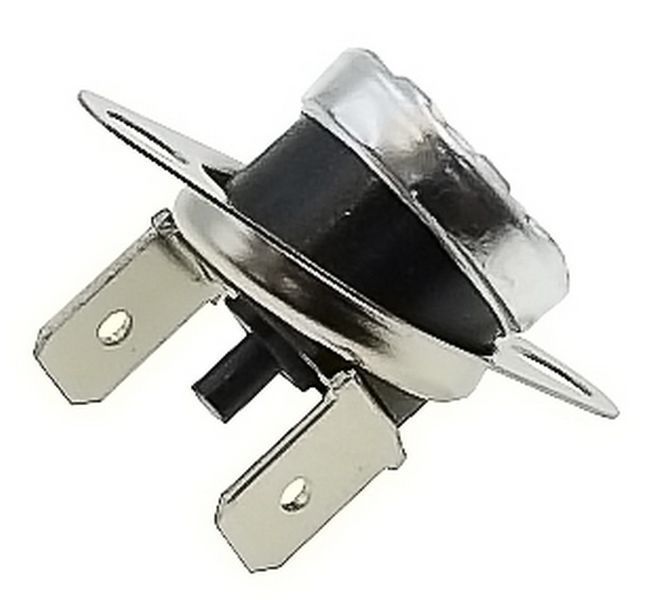 Термореле KSD 301 (120 * C 10A, 250V) з кнопкою для прасок та обігрівачів 244349-079 фото