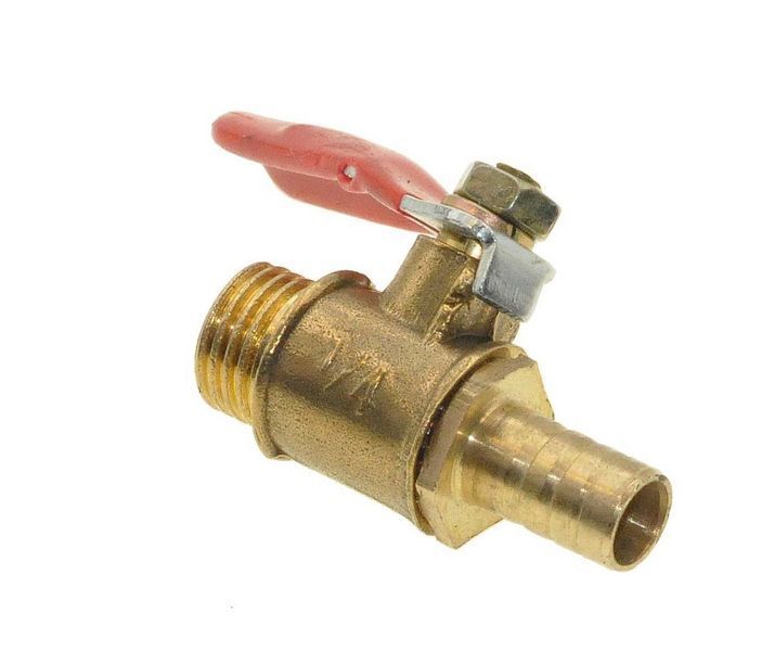 Кран компресора 1/4" (13 мм/8 мм) (34 грами) 21388-004 фото