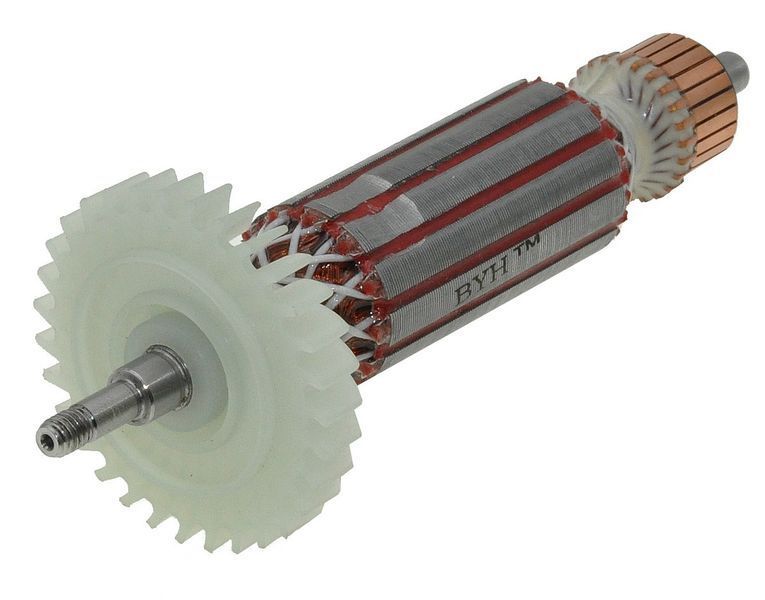 Якорь болгарки Makita GA4030/GA5030 (160*29 резьба 6мм) 1 класс 517649-4 866747-1352 фото