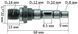 Вал болгарки Stern 125B d8*10*12 L68 69686-115 фото 2