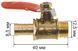 Кран компресора 1/4" (13 мм/8 мм) (34 грами) 21388-004 фото 2