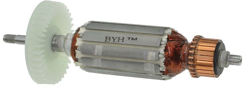 Якорь болгарка Hitachi 125 G12SR3 / G10sr2 / G10ss(153*32 резьба 6мм) 26990-606 фото