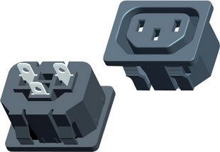 Роз'єм (гніздо) мережевий 3 контакт 60205-643 фото